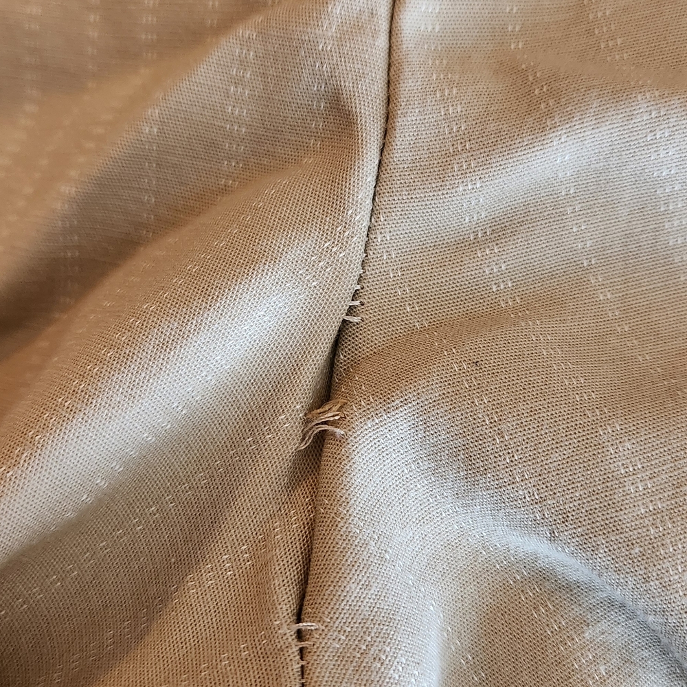 Lane Bryant Beige Pinstripe Trousers - Picture 5 of 12